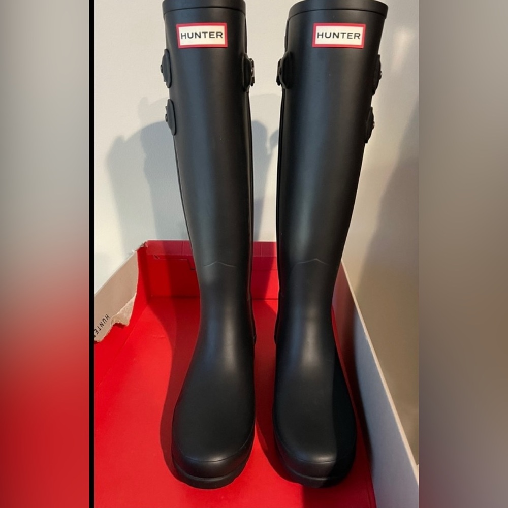 Hunter waterproof tall wellies